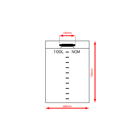 find the fluid force on the vertical side of the tank where the dimensions are given in feet