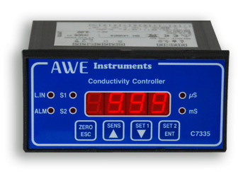 small panel mount conductivity controller C7335