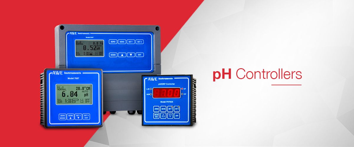 pH controller range from AWE Ltd