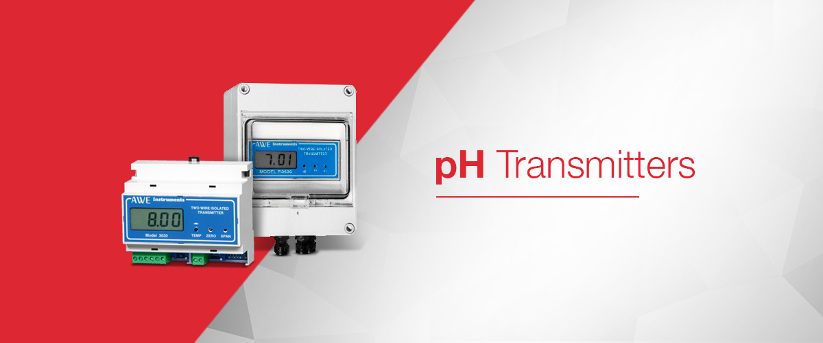 pH transmitter range with isolated 4-20mA output