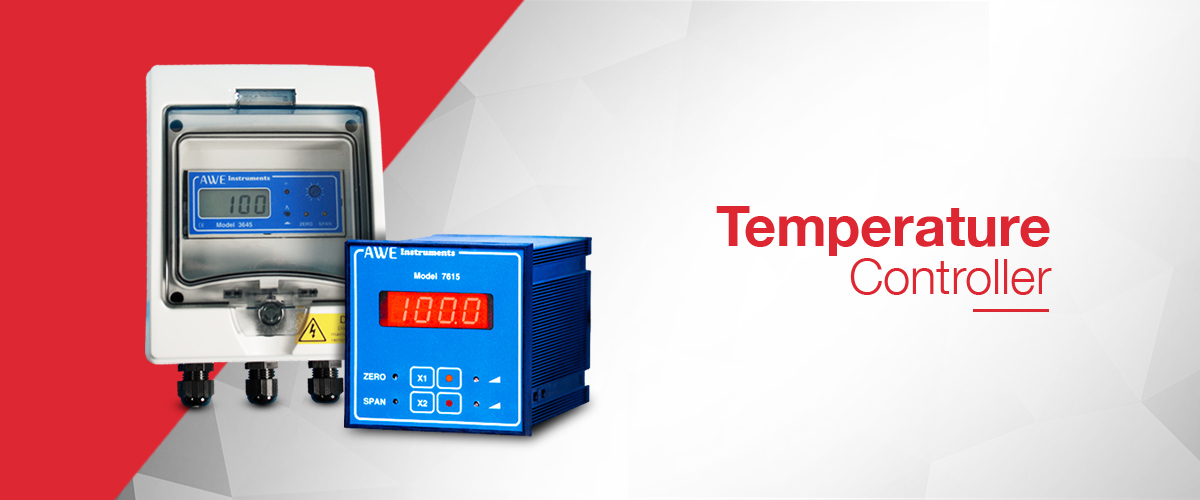 Temperature controller range from AWE Ltd for the measurement and control of temperature in process applications