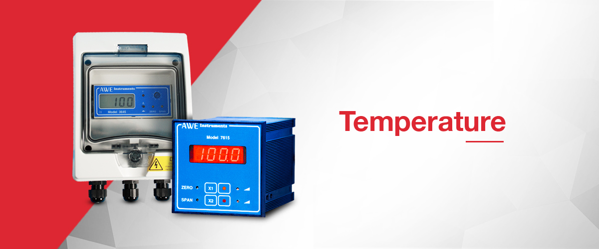 Temperature sensors and temperature controllers for process control applications.